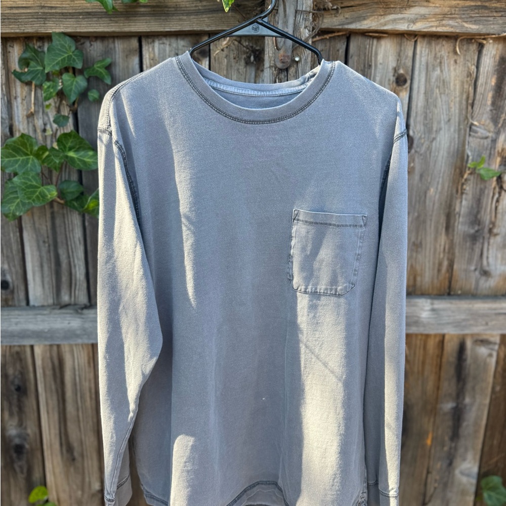 Goodfellow & Co Men's Gray Long Sleeve Shirt